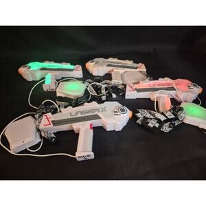 Lasertag X Revolution Tag 4 Players Long Range Chest Receiver Box Tested